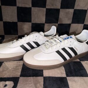 Adidas White and Black Sneakers